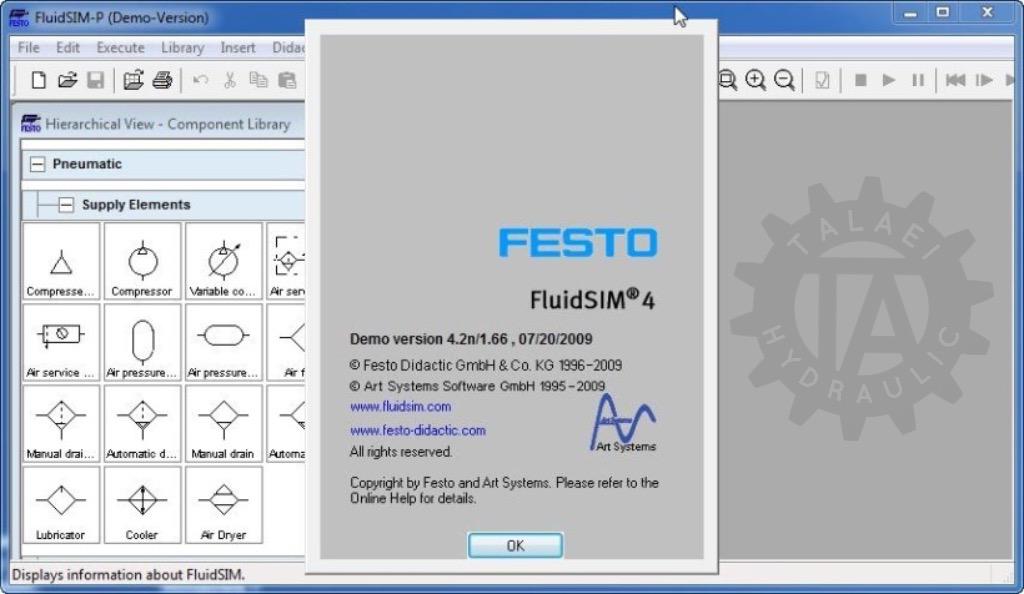 Festo Fluidsim v4.5d/1.67 Hydraulics