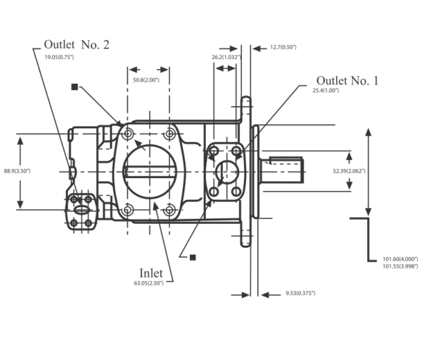 پمپ پره ای (کارتریجی)  دوبل 2520V | VQ - Image 3